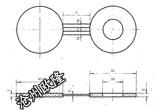 8字盲板 HG/T 21547 PN2.0 BLF1-2.0