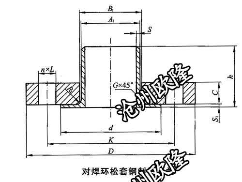 松套法兰 HG/T 20592 PN25 PJ