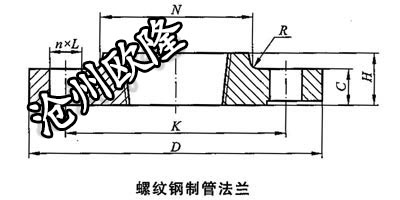 螺纹法兰 HG/T 20592 PN40 Th