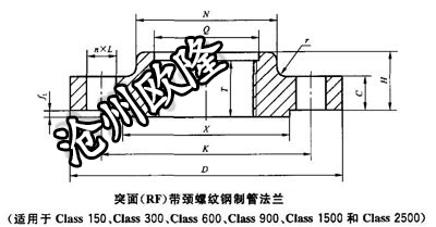 螺纹法兰 GB/T 9114 Class150 Th