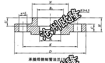 承插焊法兰 HG/T 20615 Class600 SW