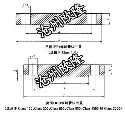 法兰盖 GB/T 9123 Class1500 BL