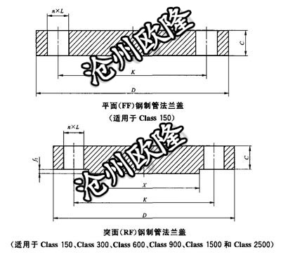 法兰盖 GB/T 9123 Class900 BL