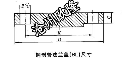 法兰盖 HG/T 20615 Class150 BL